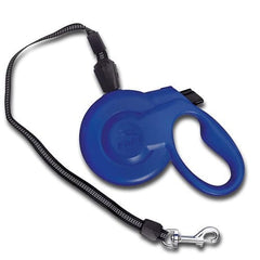 مشد أوتوماتيكي للتنزه قطط و كلاب أزرق M