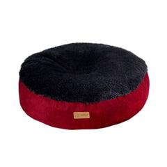 فيلاين قو سفل سرير دائري للقطط والكلاب لون أحمر