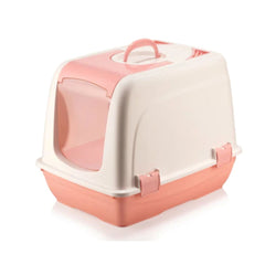 فلاين قو حوض رمل للقطط لون زهري