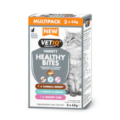 مارك اند شابل حزمة منوعة هيلثي بايتس للقطط 3×65غ