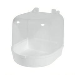 زولكس حوض استحمام للطيور الصغيرة - أرضية بيضاء