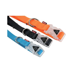 زولكس طوق سيليكون للكلاب قابل للتعديل - 20 مم - أزرق