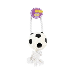 زولكس سكويكي سبايني لعبة بشكل كرة القدم معلقة بحبل