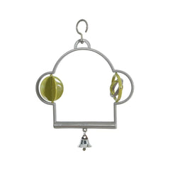 زولكس ارجوحة بلاستك مع لعبة للطيور الصغيرة