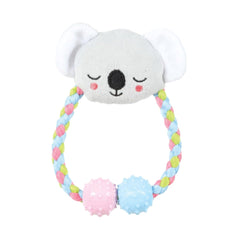 زولكس بوبي تايني لعبة على شكل باندا مع حبل رمادي