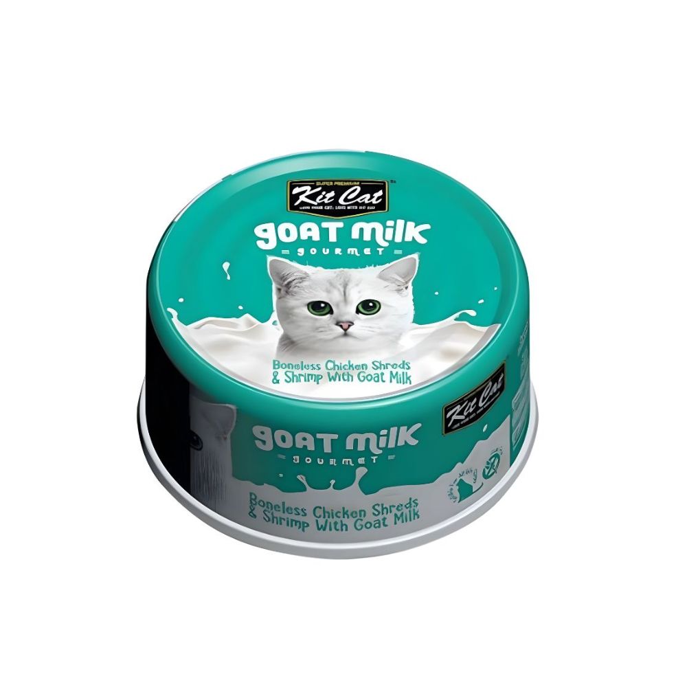 كت كات شرائح الدجاج مع الجمبري و حليب الماعز 70غ