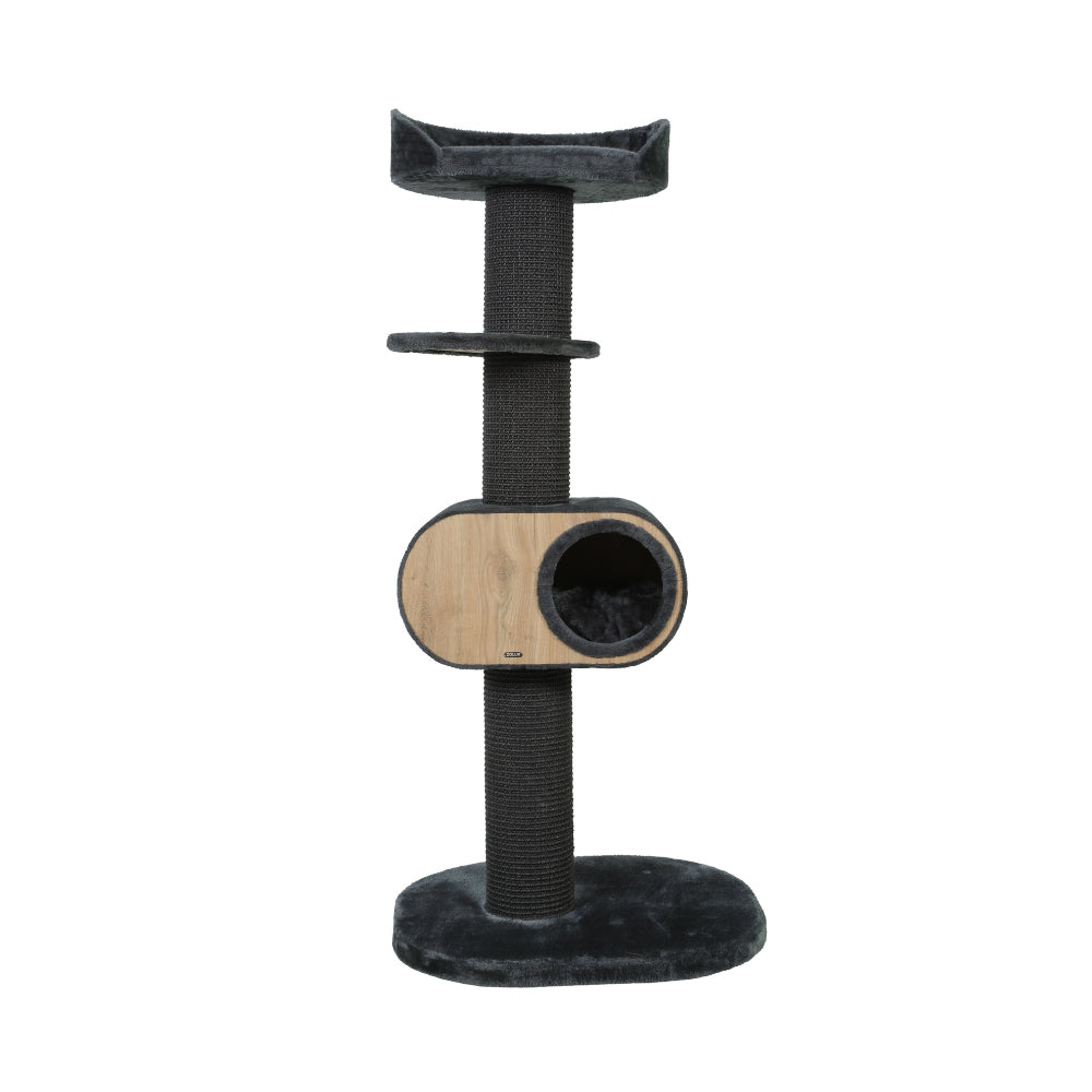 زولكس وندر فول كات خداشة للقطط ثلاث طوابق مع بيت