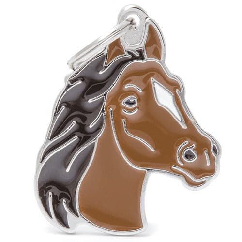 ماي فاميلي قلادة الحصان البني