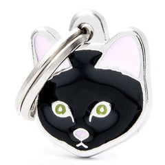 ماي فاميلي قلادة شعر أسود أوروبي قصير