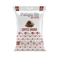 فيلاين قو رمل ناعم بنتونيت للقطط برائحة القهوة.