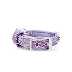 ماي فاميلي سانت تروبيز طوق جلد ارجواني 35×1.6سم صغير