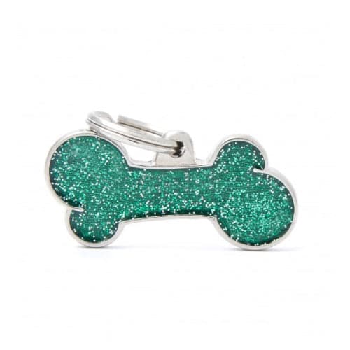 ماي فاميلي قلادة لمعان كبير باللون الأخضر