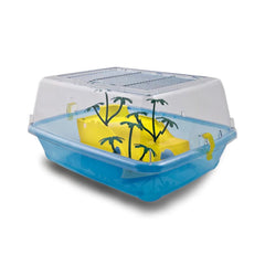 ام بي برغامو البا حوض سلاحف بلاستيك متعدد الالوان