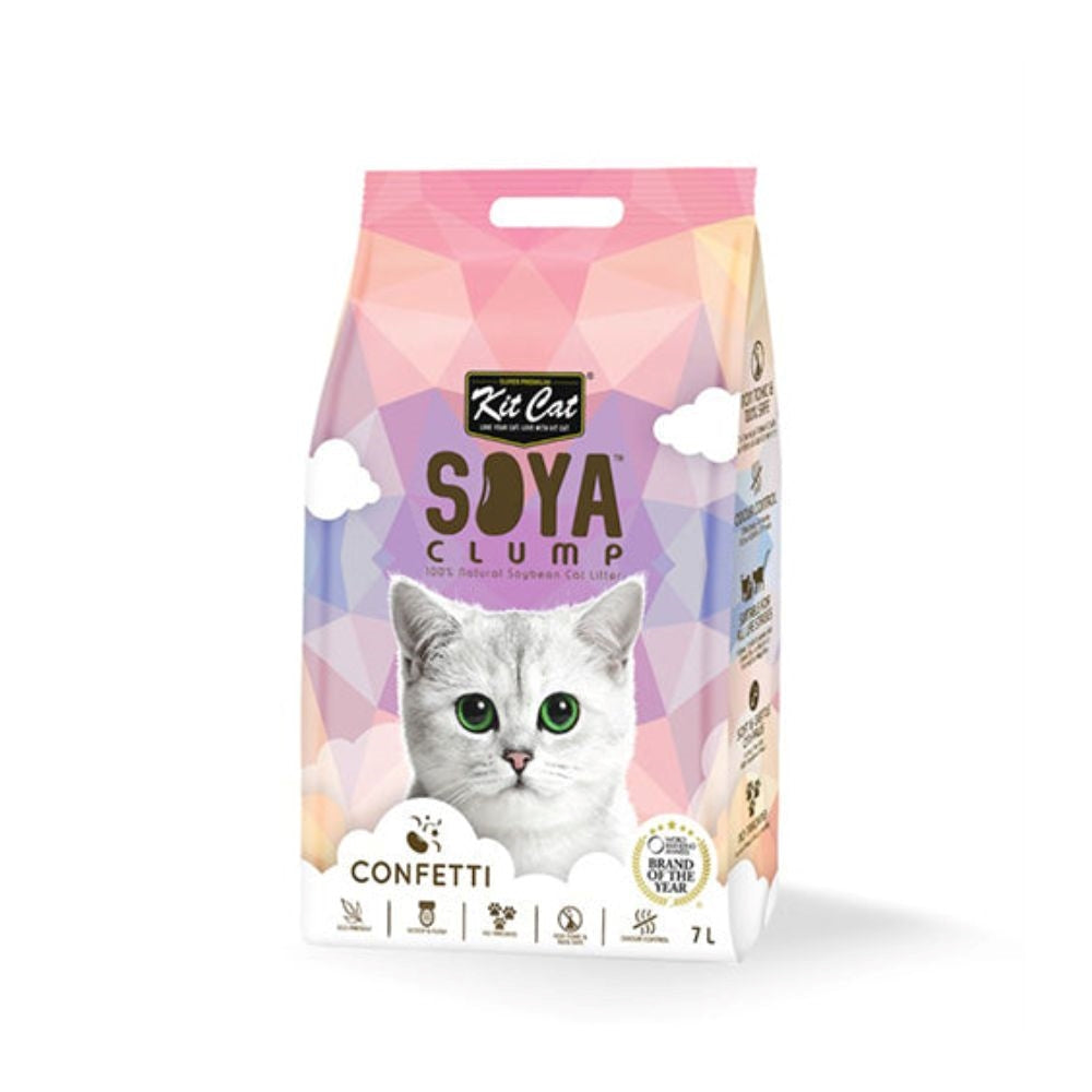 كت كات رمل الصويا متعدد الروائح 7 لتر