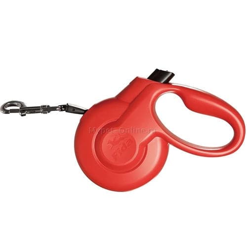 مشد أوتوماتيكي للتنزه قطط و كلاب أحمر L