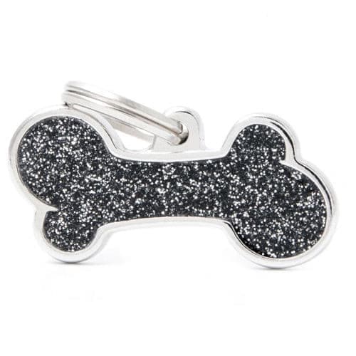 ماي فاميلي قلادة بريق أسود كبير