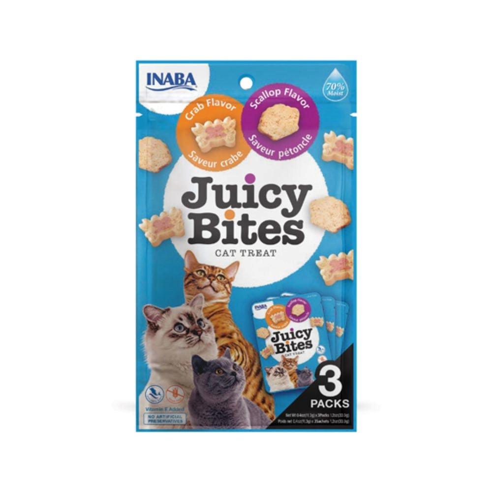 اينابا مكافآت رطبة محار وسلطعون  3×11.3غ