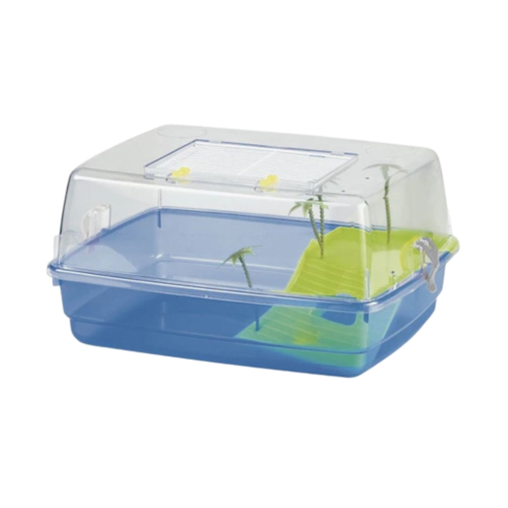 أم بي أس كيوس حوض سلاحف بلاستك مع اكسسوارات