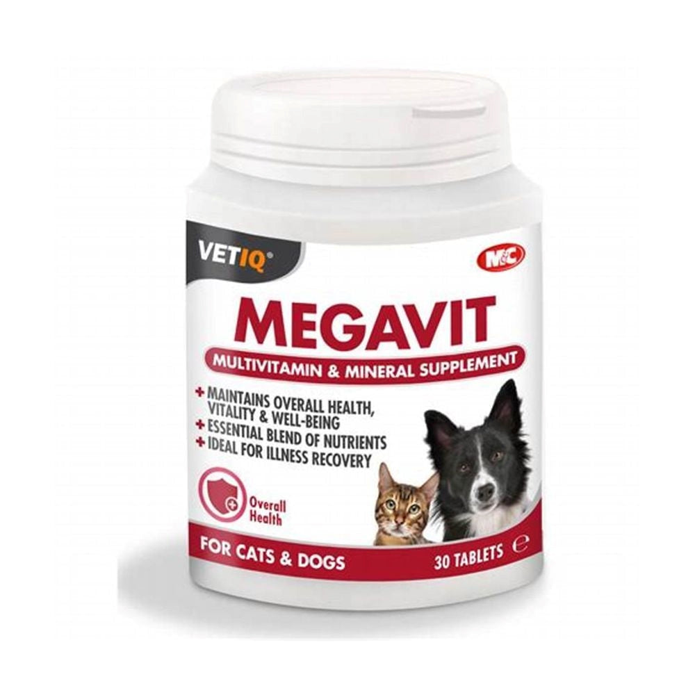 مارك اند شابل ميجا فيت أقراص فيتامين للقطط والكلاب 30 قرص