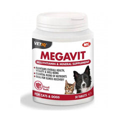 مارك اند شابل ميجا فيت أقراص فيتامين للقطط والكلاب 30 قرص