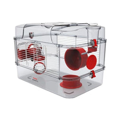 زولكس "رودي 3" قفص مفرد للقوارض الصغيرة - أحمر