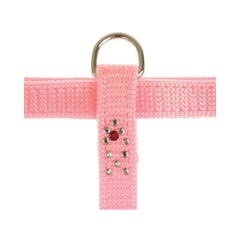 زولكس صدرية نايلون للقطط سمك مرصع 10مم - زهري