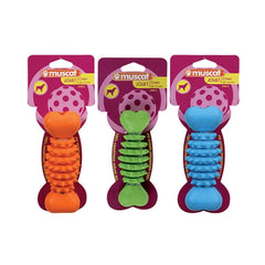 زولكس عظام صلبة من المطاط بألوان مختلفة  -14 سم - وسط