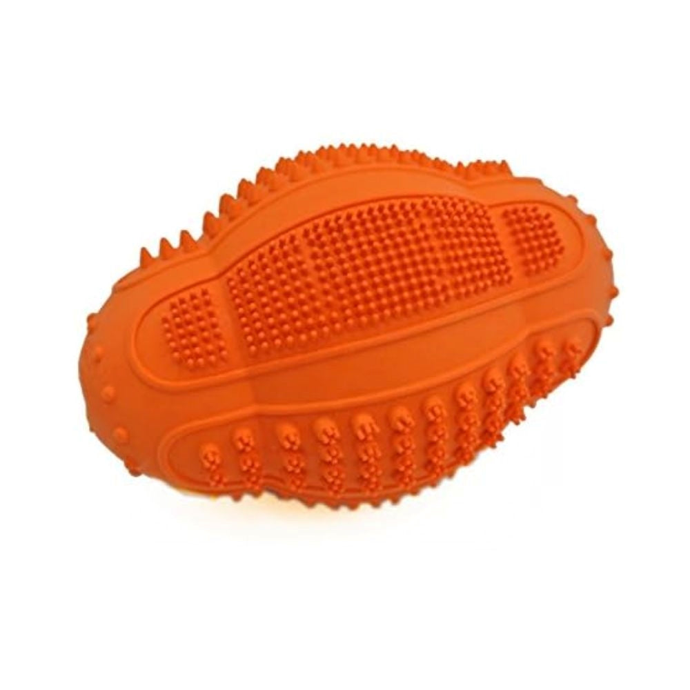 زولكس لعبة كرة بيضاوية مطاطية للاسنان بألوان مختلفة - 6 سم