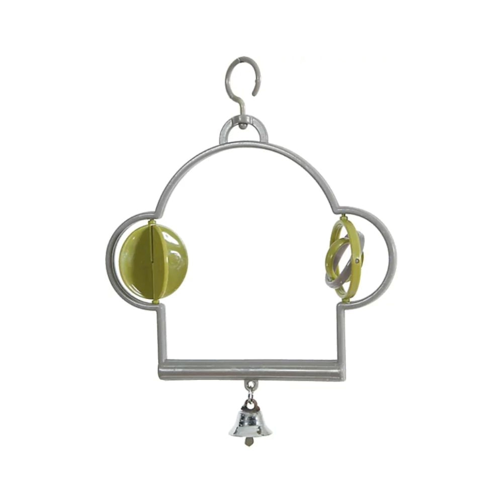 زولكس ارجوحة بلاستك مع لعبة للطيور الصغيرة