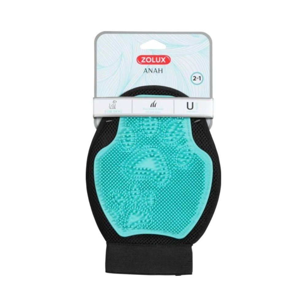 زولكس آنا قفاز استحمام مزدوج للكلاب