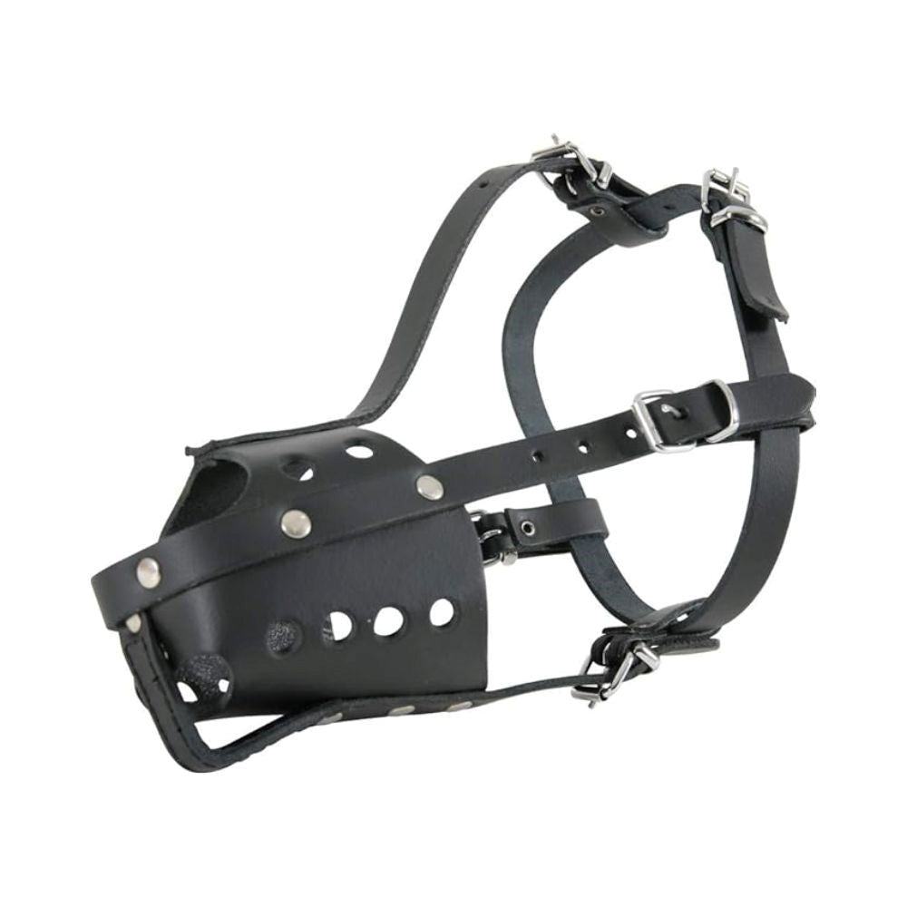 زولكس كمامة جلد قابلة للتعديل للكلاب مقاسات متعددة