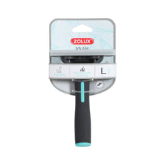 زولكس آنا فرشاة حديد مع شفرة للحلاقة للكلاب كبير