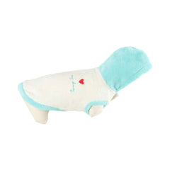 زولكس ملابس شتوية قطن للقطط والكلاب الصغيرة لون سماوي